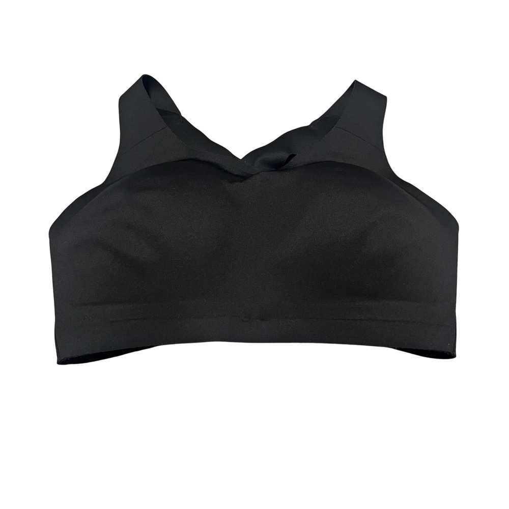 Lululemon Sports Bra Womens Activewear Black High Impact Cross Back Size 34E‎